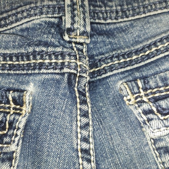 Silver Suki Flap Pocket Jeans With Embroidery - Picture 9 of 15